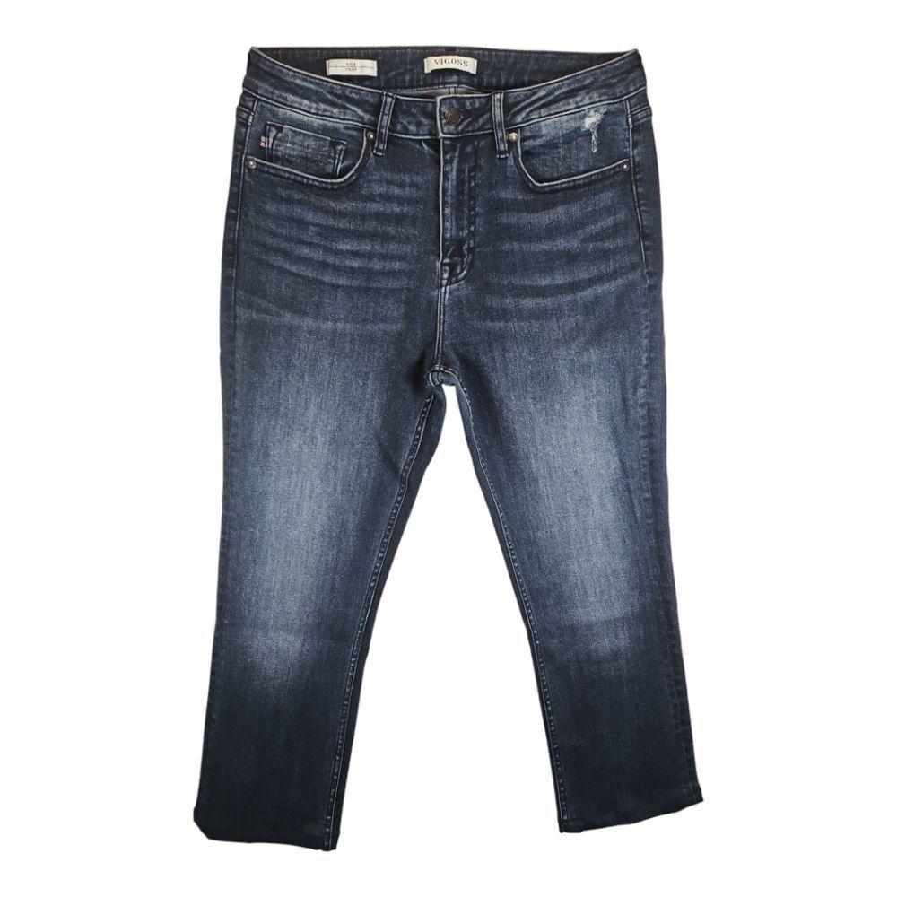 Vigoss Ace Crop High Rise Jeans Dark Wash Size 30